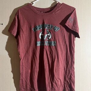 Realtree Maroon Graphic Tee
